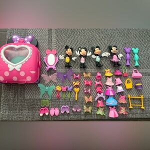 Fisher Price Minnie Bow-tique Fashion On The Go PLAYSET & Minnie Ballerina set